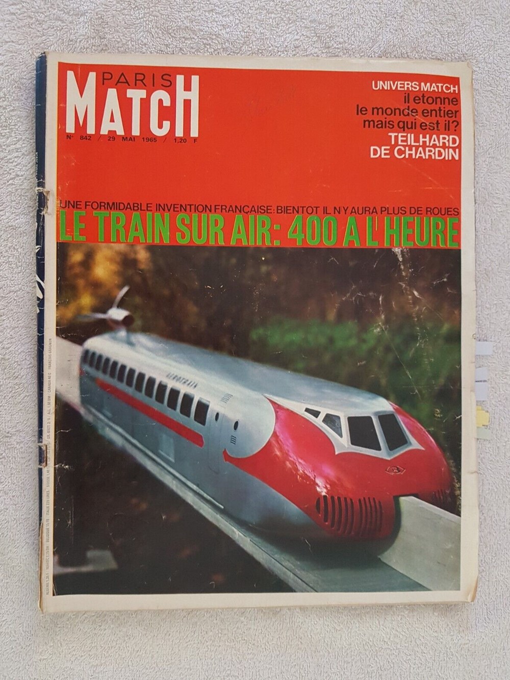 PARIS MATCH 842- // livres bd revues paris match 842