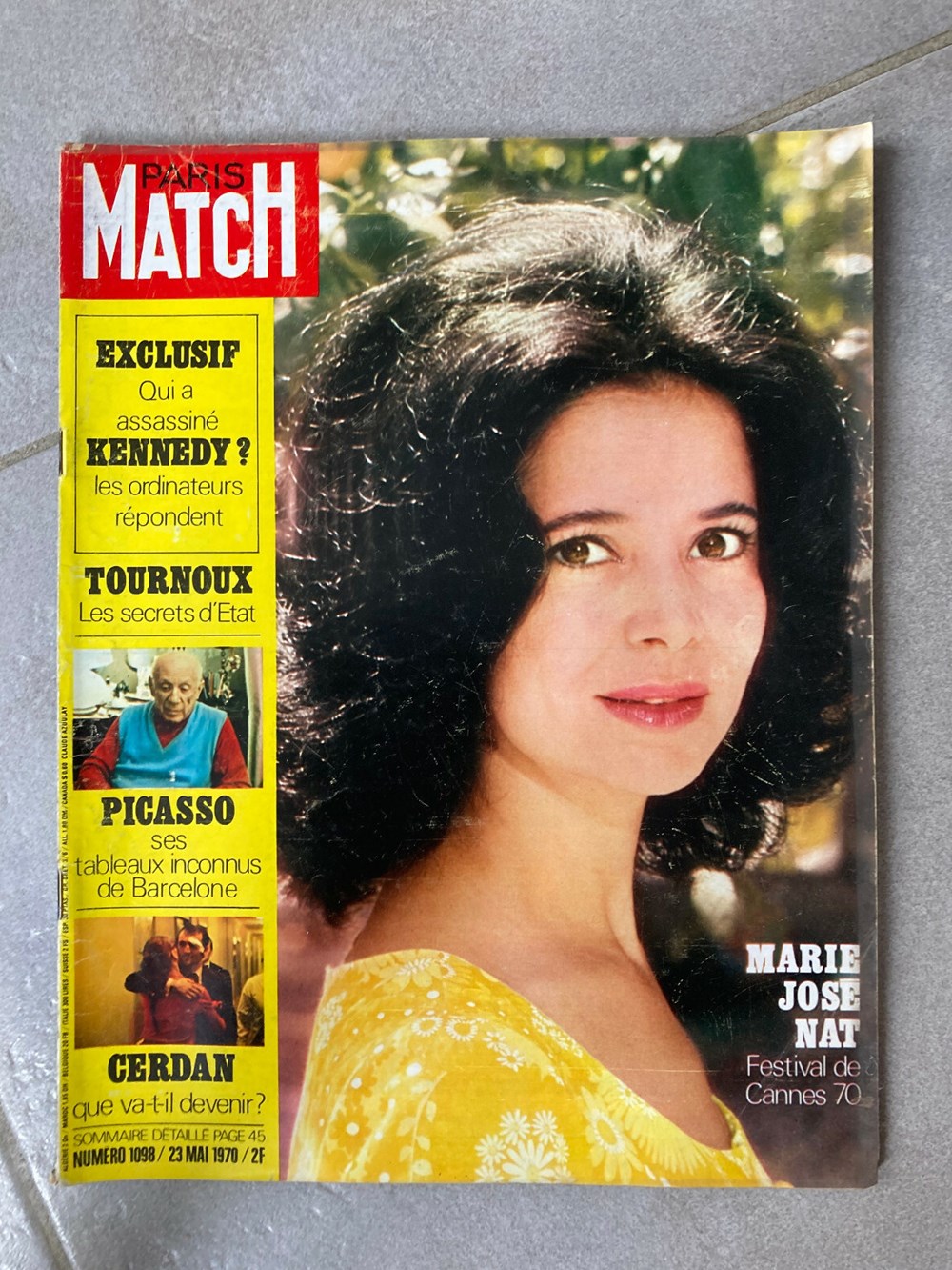 PARIS MATCH 1098 - 23/05/1970 livres bd revues paris match 1098 23 05 1970