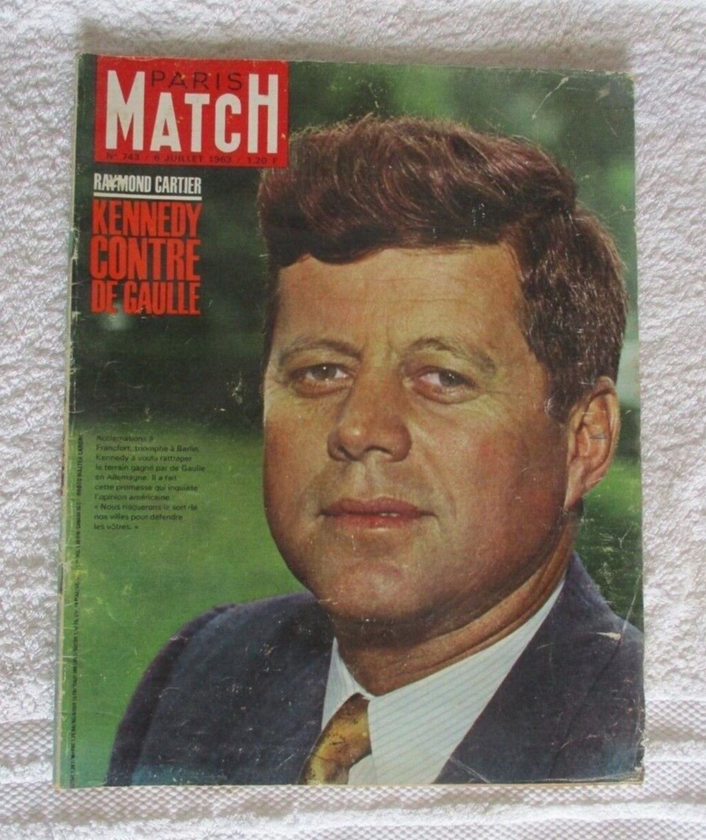 PARIS MATCH 743 - 06/07/1963 livres bd revues paris match 743 06 07 1963