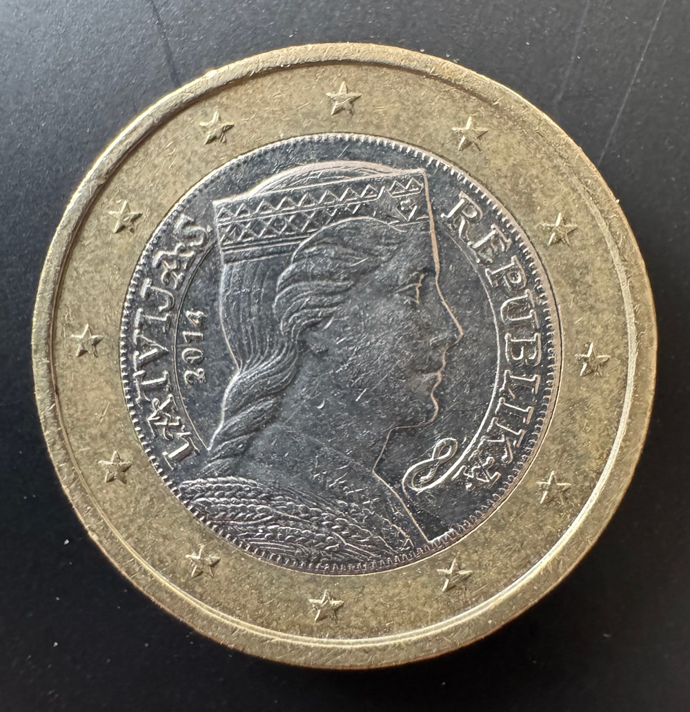 LETTONIE (LATVIJA) - 1€ monnaies euros lettonie latvija 1