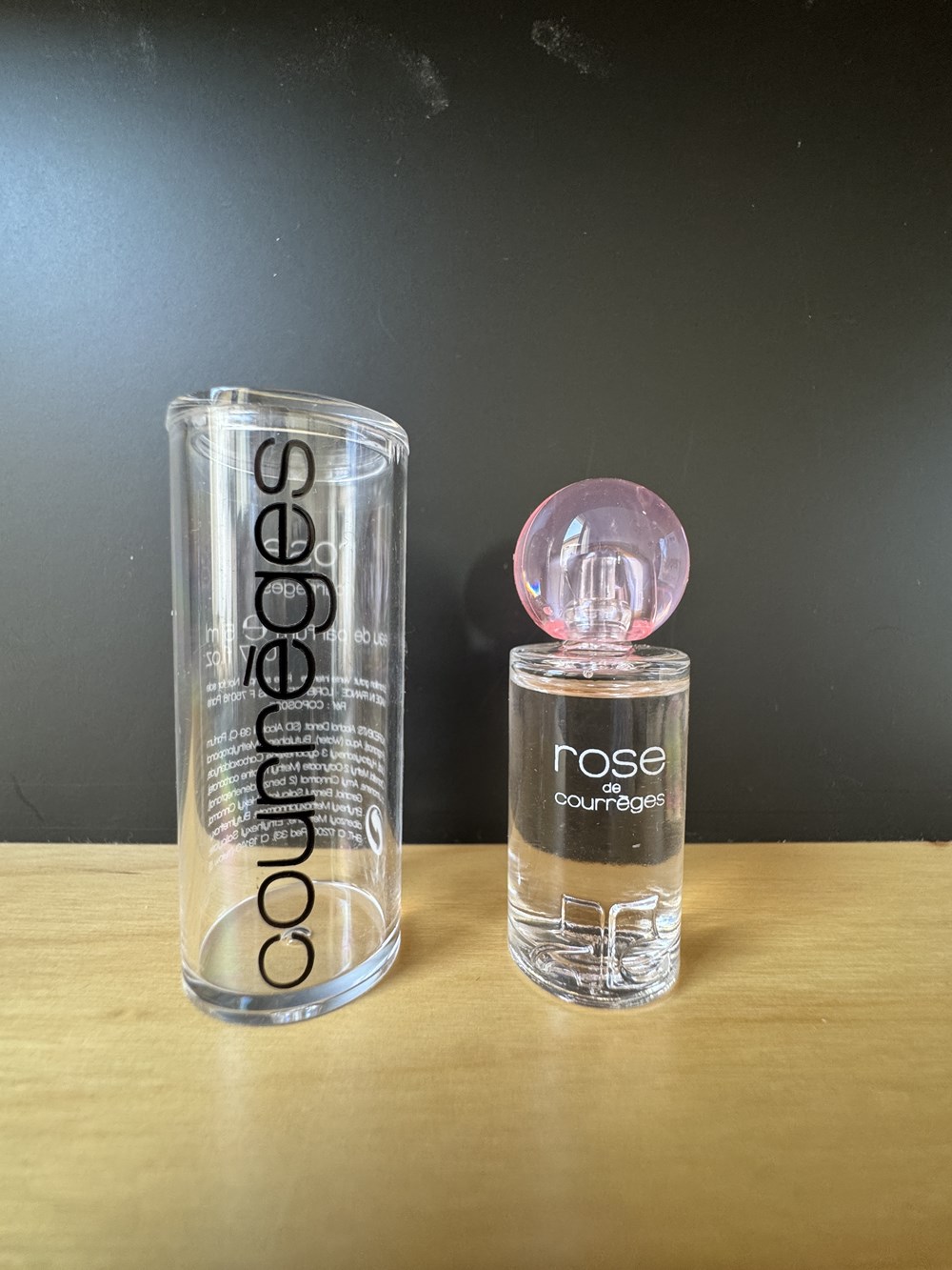parfums beaute miniatures courrege rose