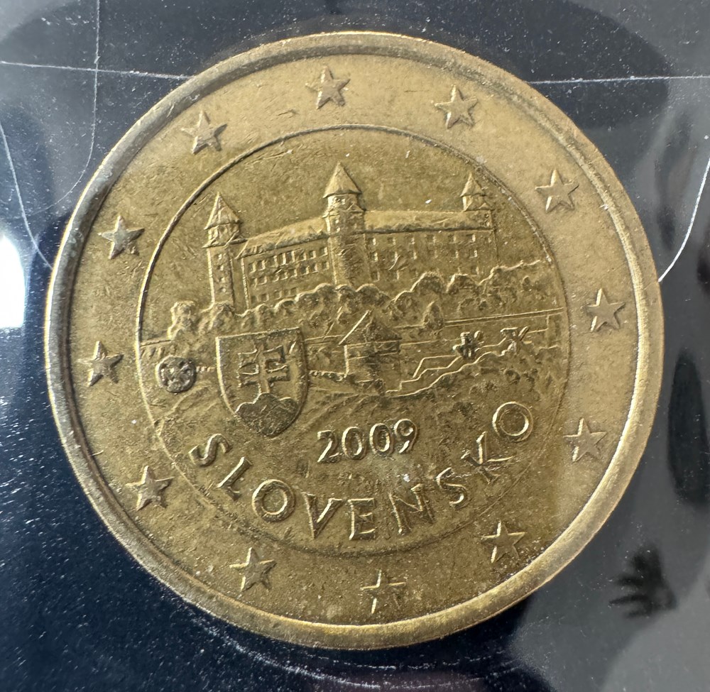 monnaies euros slovaquie slovensko 0 50