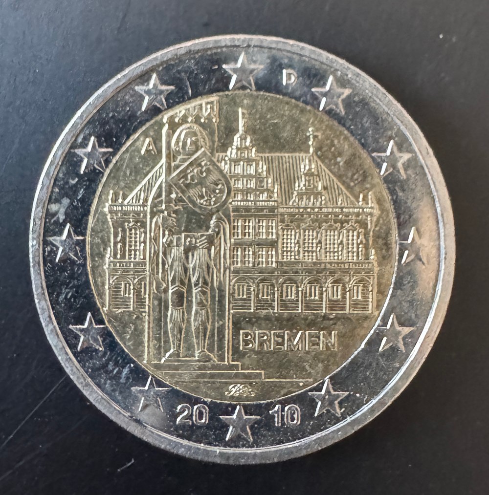 monnaies euros allemagne 2 commemorative 2010