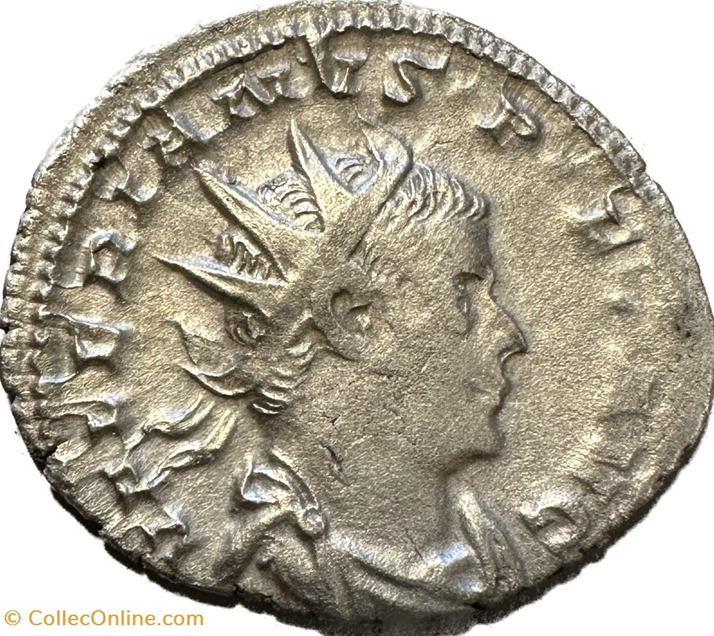 Valerian, Göbl 886d (17 Ex.) munzen antike bis romische imperial und republik valerian gobl 886d 17 ex