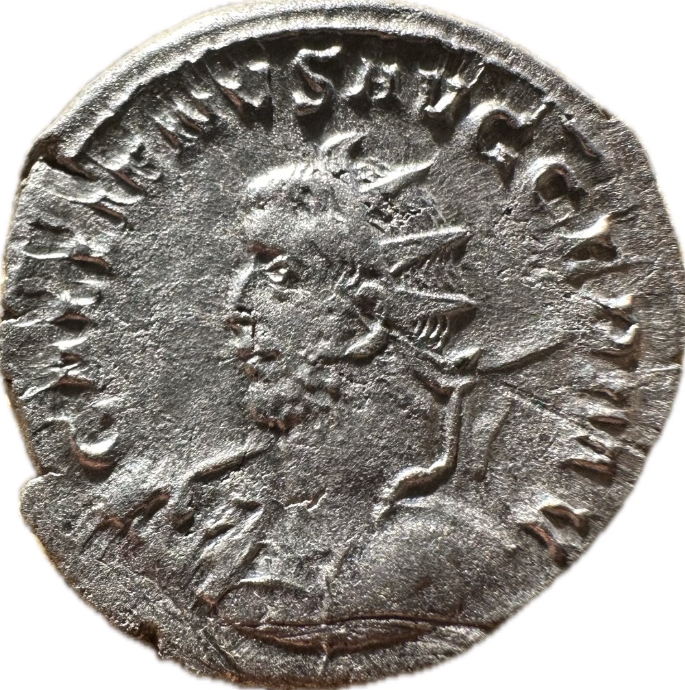 Gallienus, Göbl 874q (2 Ex.) munzen antike bis romische imperial und republik gallienus gobl 874q 2 ex