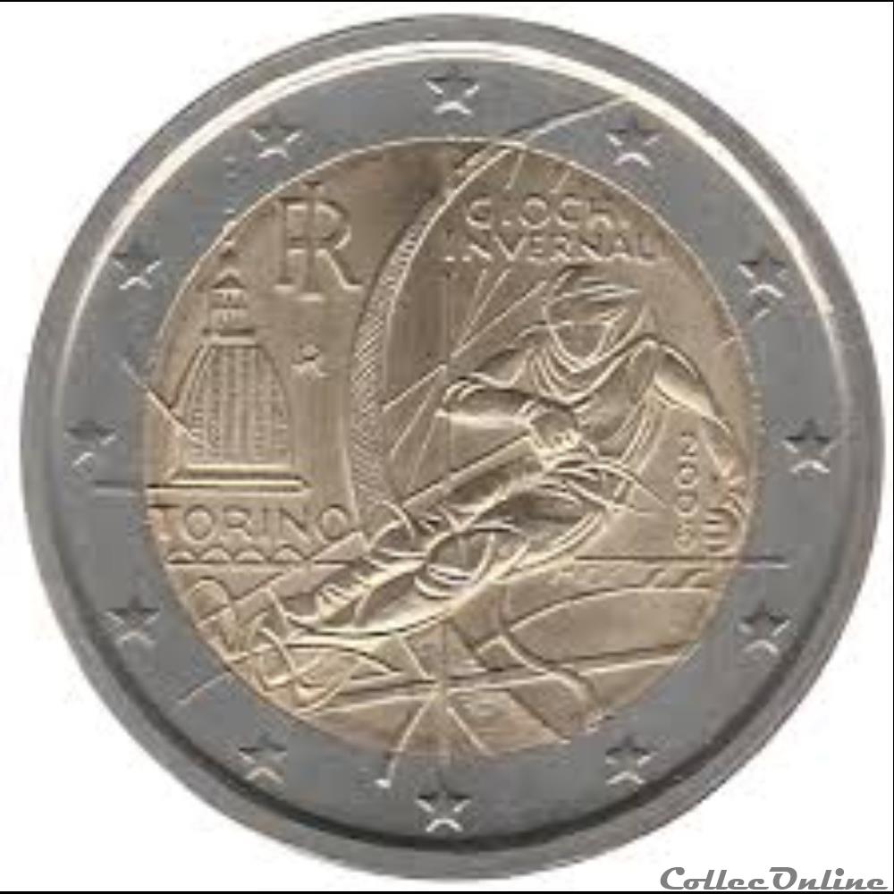 monnaie euro italie jo de turin 2006