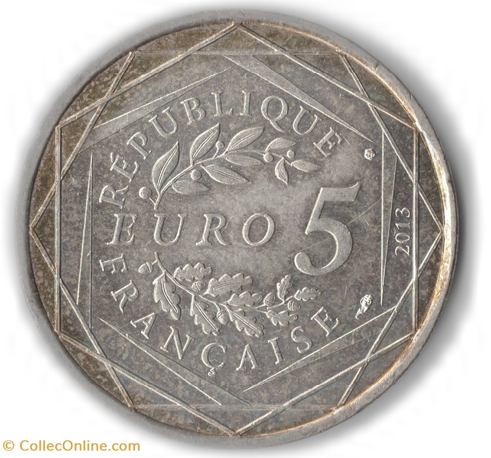 monnaies euros france 5 euro argent egalite 2013