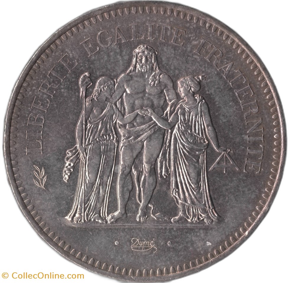 50 francs Hercule 1977 monnaies monde france 50 francs hercule 1977