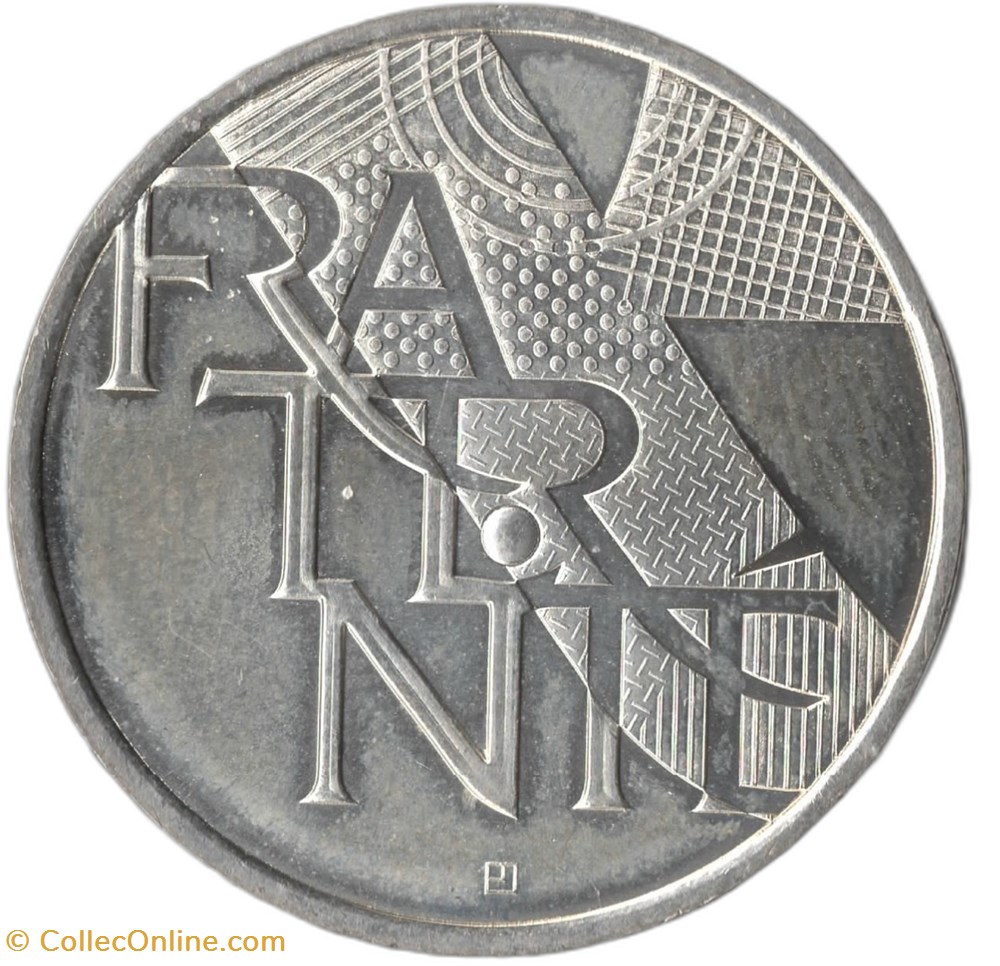 monnaies euros france 5 euro argent fraternite 2013