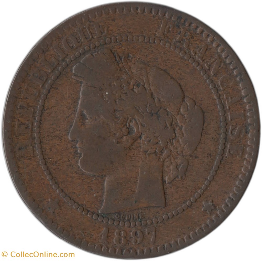 10 centimes Cérès 1876 A monnaies monde france 10 centimes ceres 1876 a