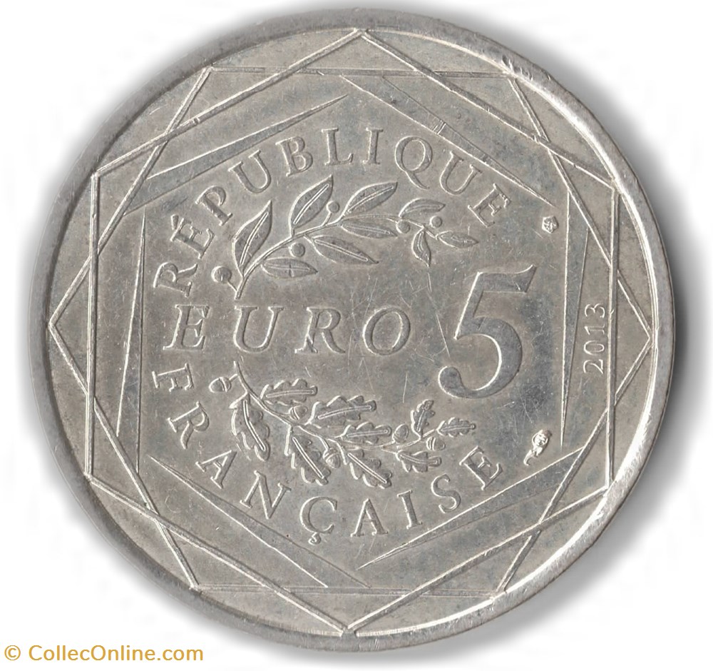 monnaies euros france 5 euro argent liberte 2013