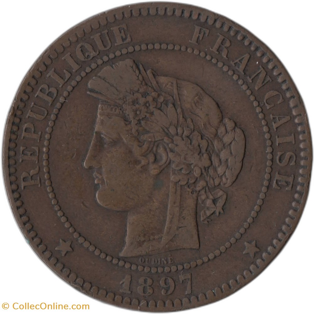 10 centimes Cérès 1876 A monnaies monde france 10 centimes ceres 1876 a