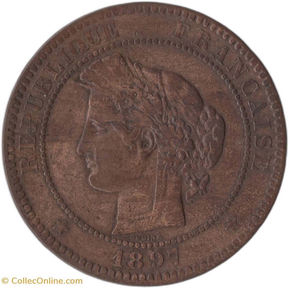 10 centimes Cérès 1876 A monnaies monde france 10 centimes ceres 1876 a