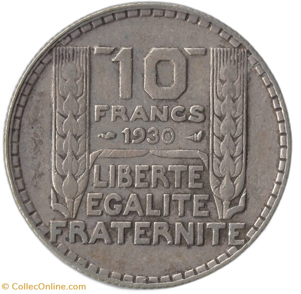 monnaies monde france 10 francs turin 1930