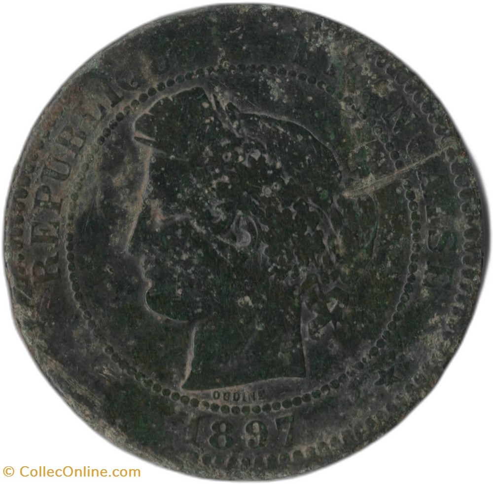 10 centimes Cérès 1876 A monnaies monde france 10 centimes ceres 1876 a