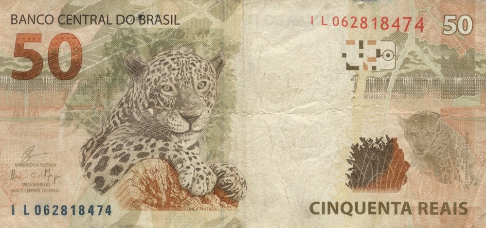 50 reais billets amerique du sud bresil 50 reais