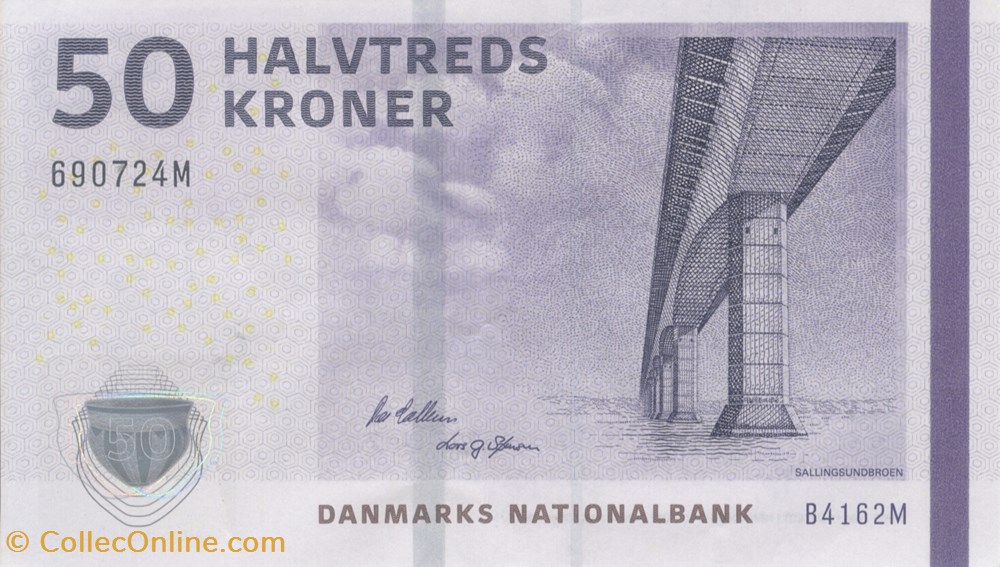 50 couronnes billets europe danemark 50 couronnes