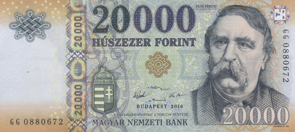20.000 forint billets europe hongrie 20 000 forint