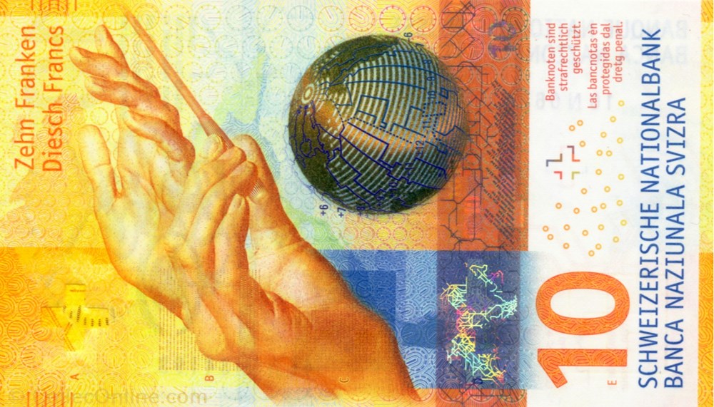 10 francs billets europe suisse 10 francs