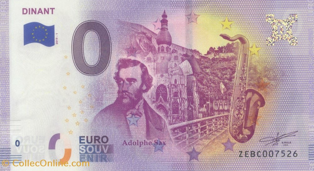 billet belgique 0 euro souvenir