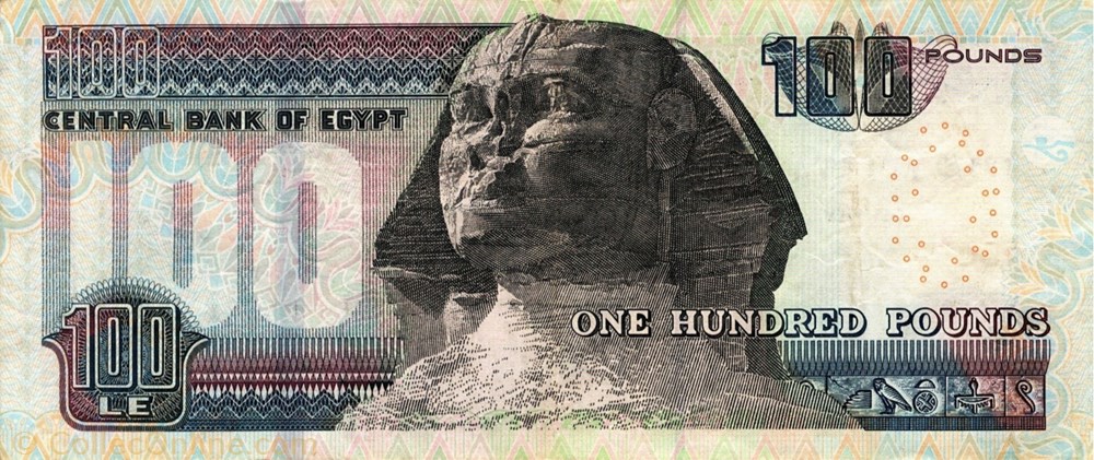 billets afrique egypte 100 livres