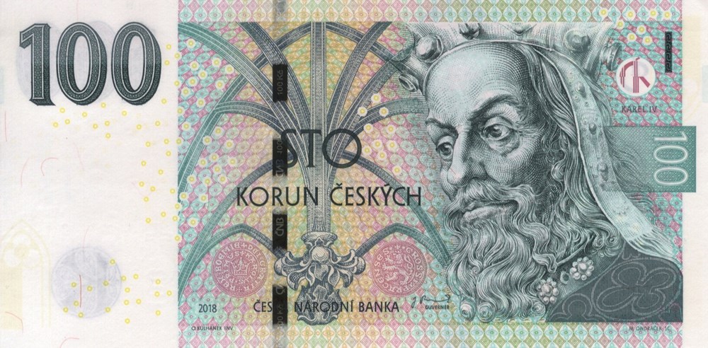 100 couronnes billets europe republique tcheque 100 couronnes