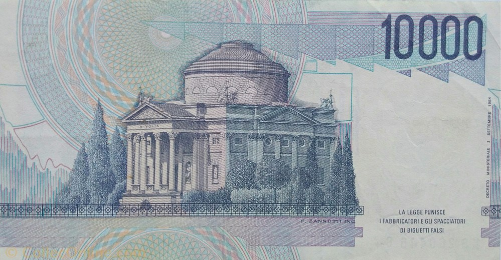 10.000 lires billets europe italie 10 000 lires