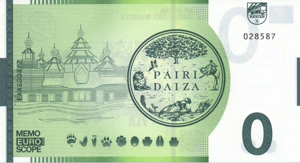 billets souvenirs belgique 0 memo euro scope