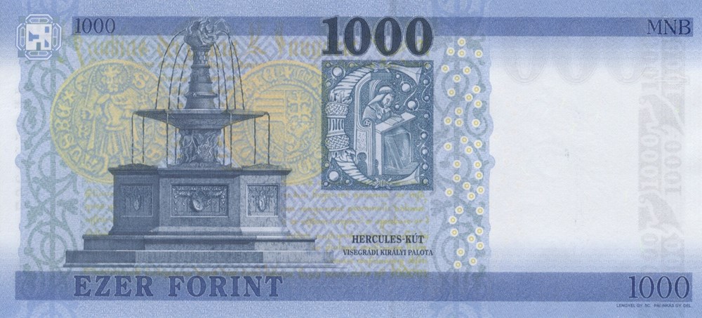 1.000 forint billets europe hongrie 1 000 forint