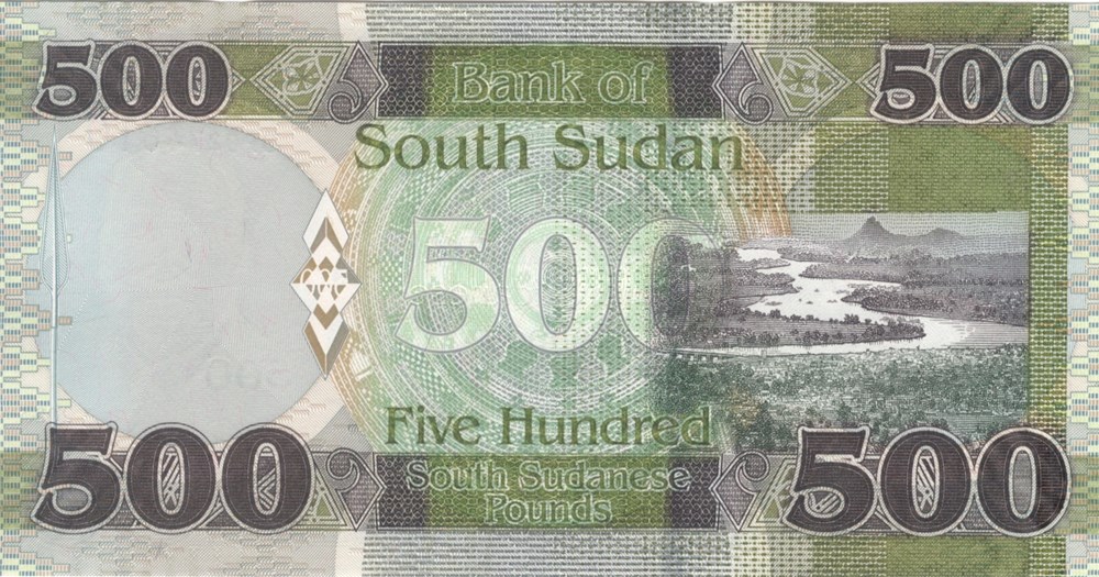billets afrique soudan du sud 500 livres