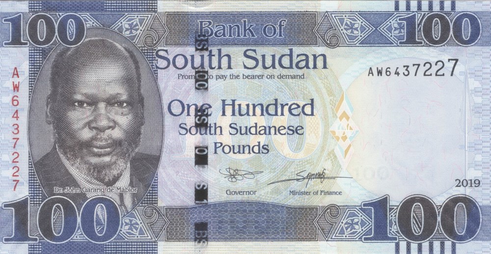 100 livres billets afrique soudan du sud 100 livres