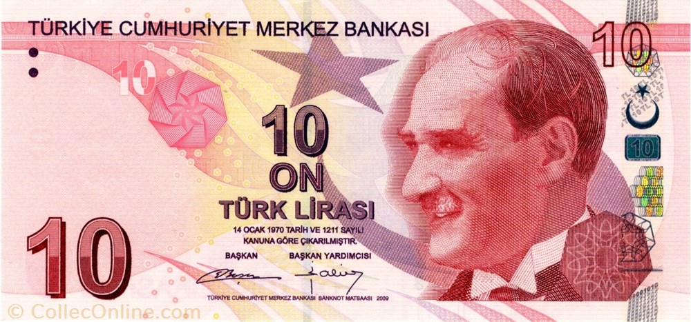 10 livres billets asie turquie 10 livres