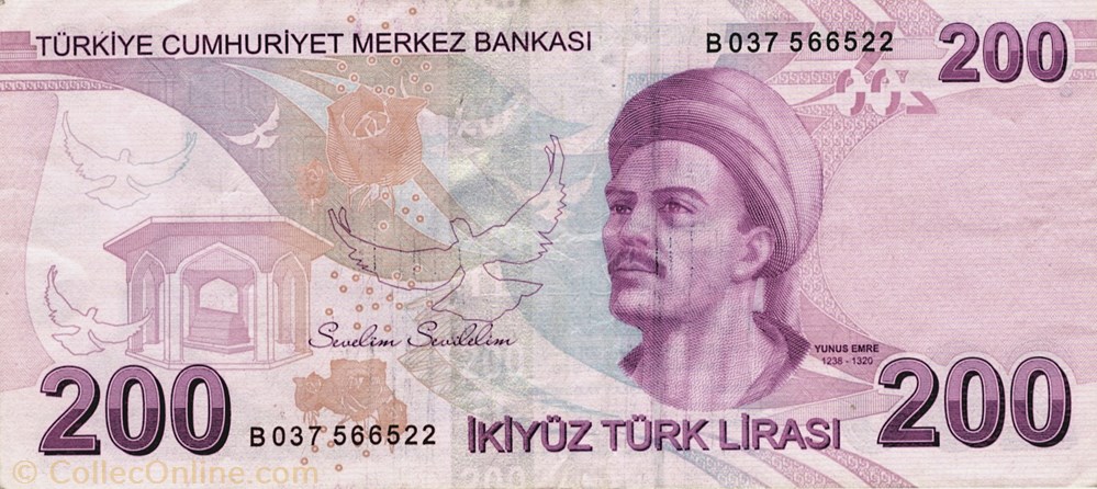 200 livres billets asie turquie 200 livres