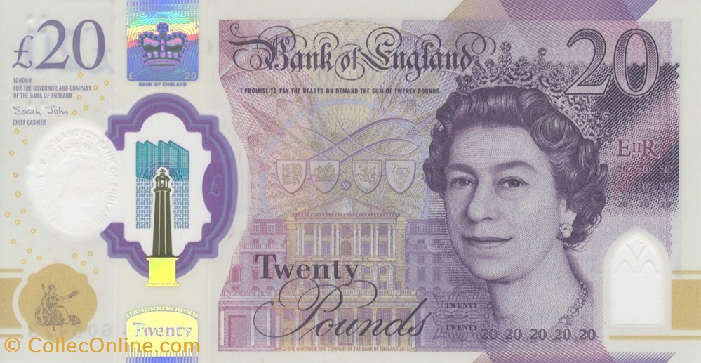 20 livres billets europe royaume uni 20 livres