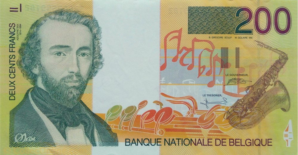 200 francs billets europe belgique 200 francs