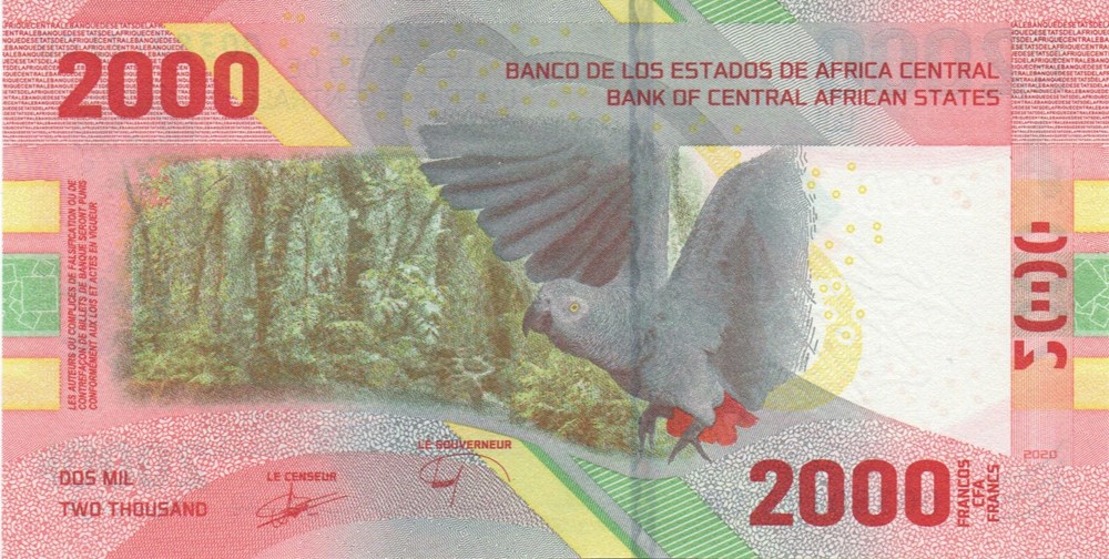 billets afrique 2 000 francs cfa