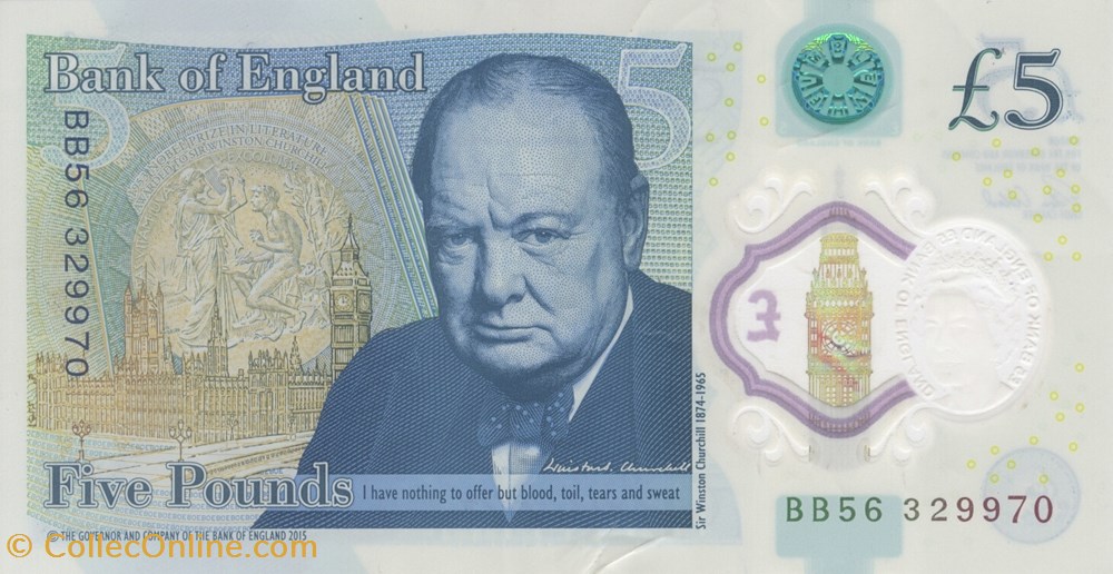 5 livres billets europe royaume uni 5 livres