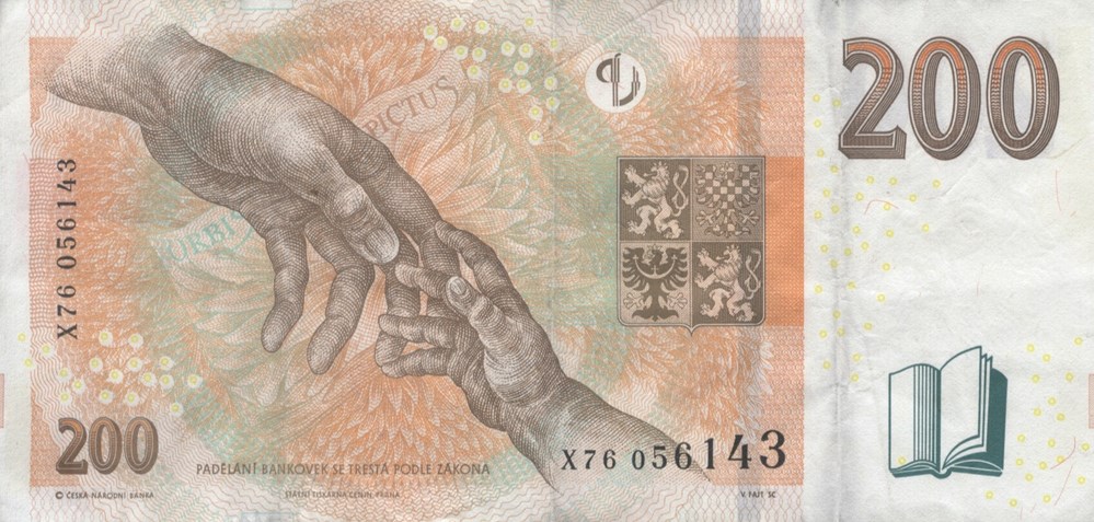200 couronnes billets europe republique tcheque 200 couronnes