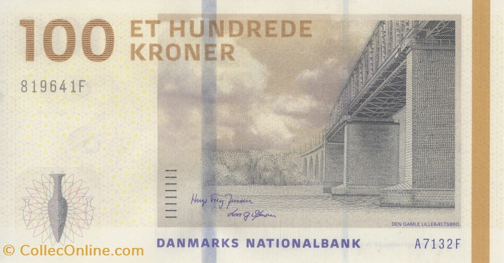 billets europe danemark 100 couronnes