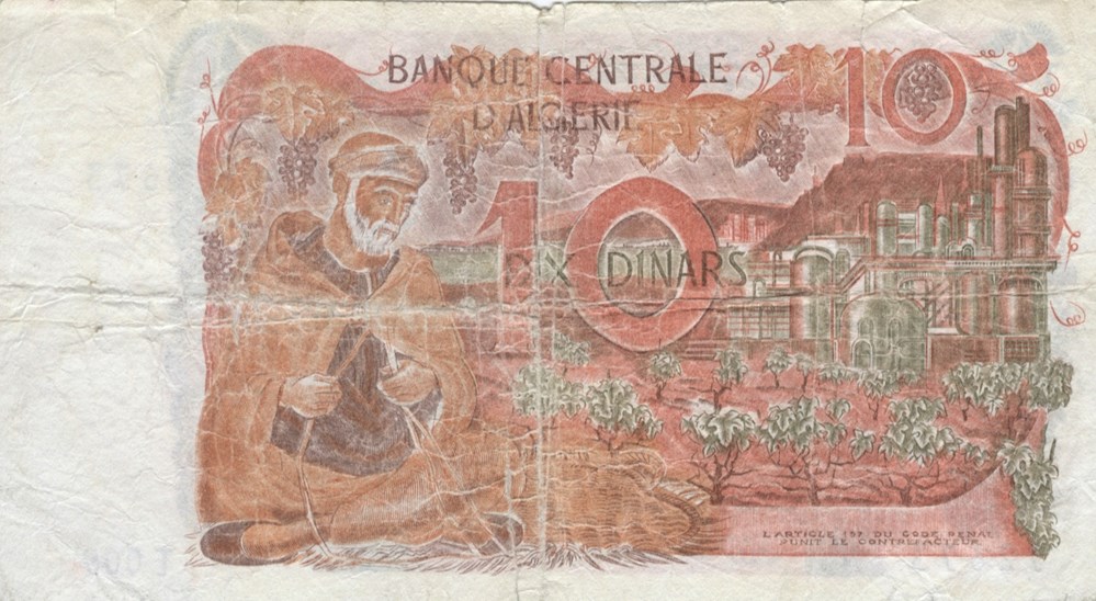 billets 10 dinars