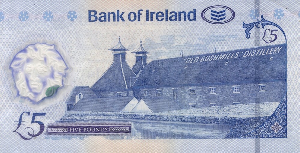 5 livres billets europe irlande du nord 5 livres