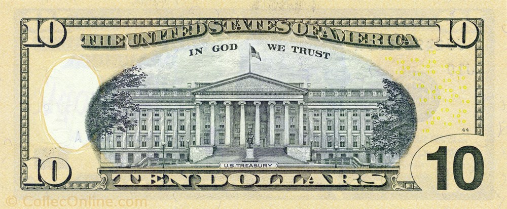 billets amerique du nord etats unis 10 dollars