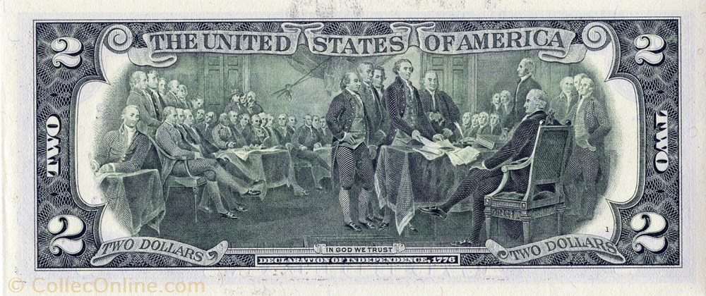 2 dollars billets amerique du nord etats unis 2 dollars