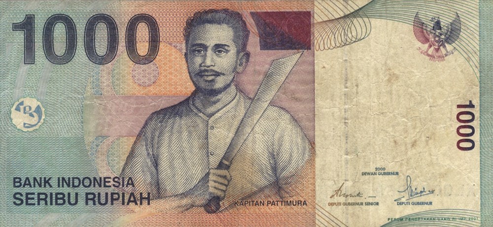 1.000 roupies billets asie indonesie 1 000 roupies