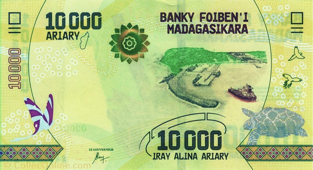10.000 ariary billets afrique madagascar 10 000 ariary
