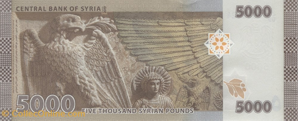 5.000 livres billets asie syrie 5 000 livres