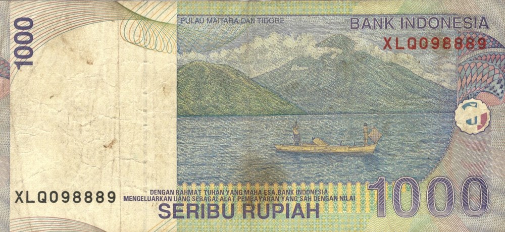 1.000 roupies billets asie indonesie 1 000 roupies