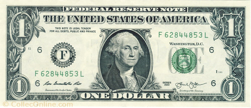 billets amerique du nord etats unis 1 dollar