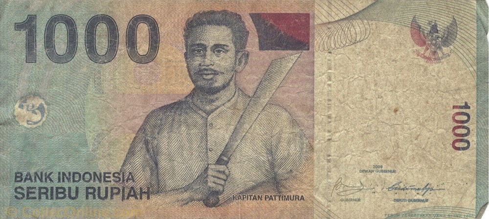 billets asie indonesie 1 000 roupies