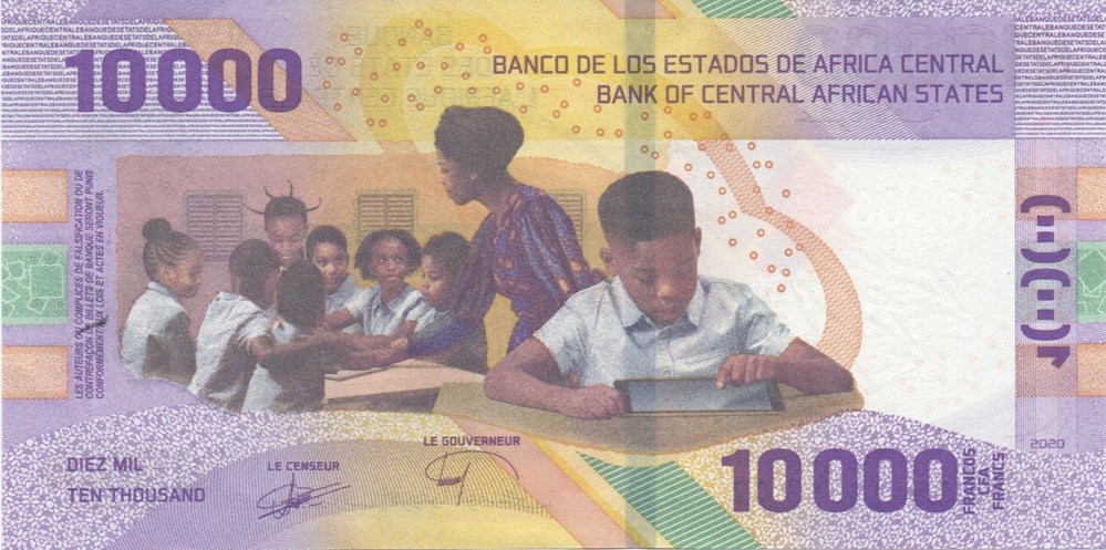 billets afrique 10 000 francs cfa